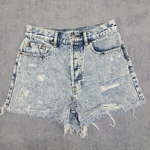 Pacsun women's Ultra High Rise Vintage denim button fly shorts